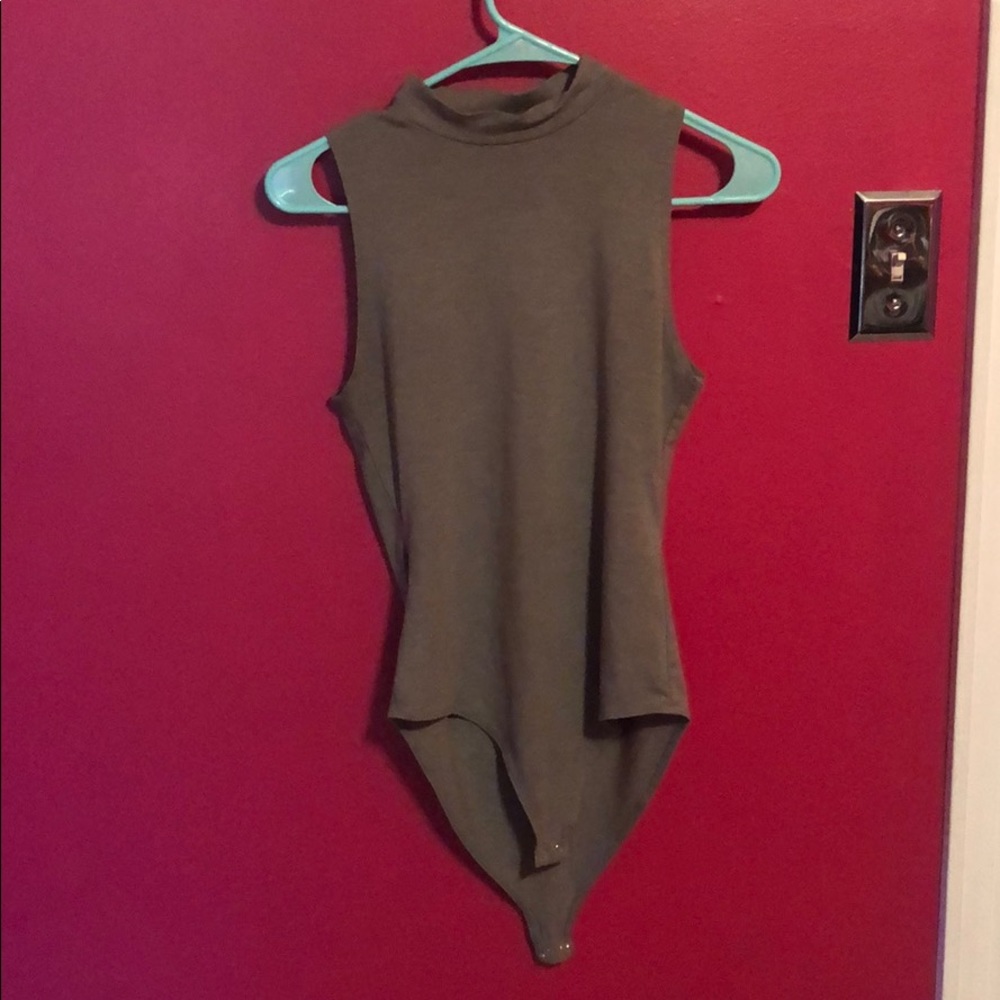 green bodysuit